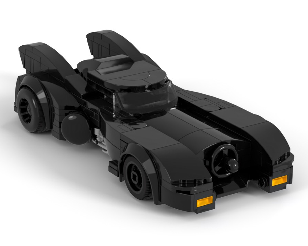 Lego 1989 Batmobile Moc Minifig Scale
