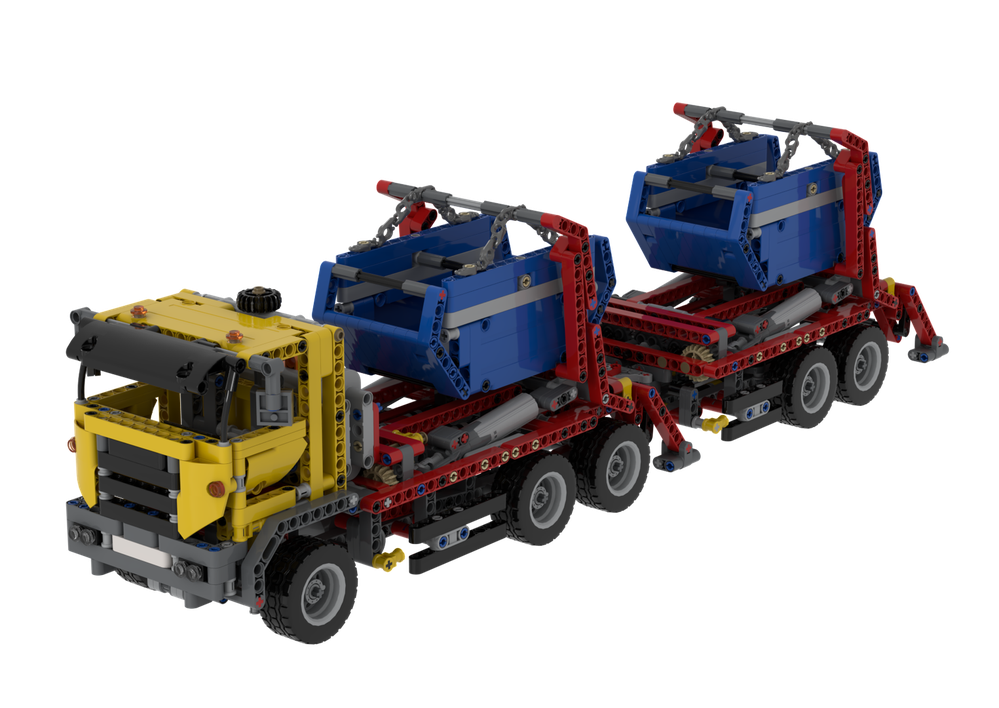 Lego Container Truck with Trailer (modified 42024)