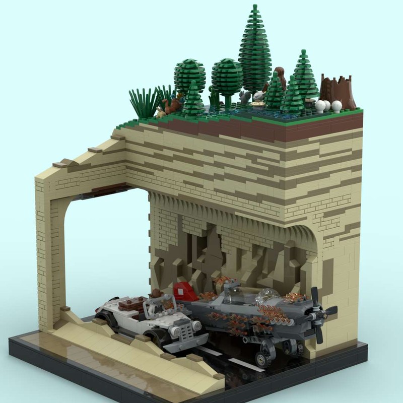 Lego This Tunnel Aint Big Enough For The Two Of Us