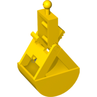Lego Crane Bucket [Complete Assembly] / Yellow