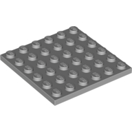Lego Plate 6 x 6 / Light Bluish Gray