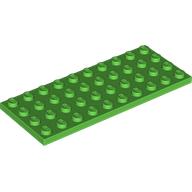 Lego Plate 4 x 10 / Bright Green