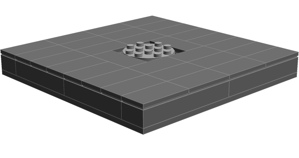 Lego A simple turntable to use with MOC 28686 The Master Sword Box.