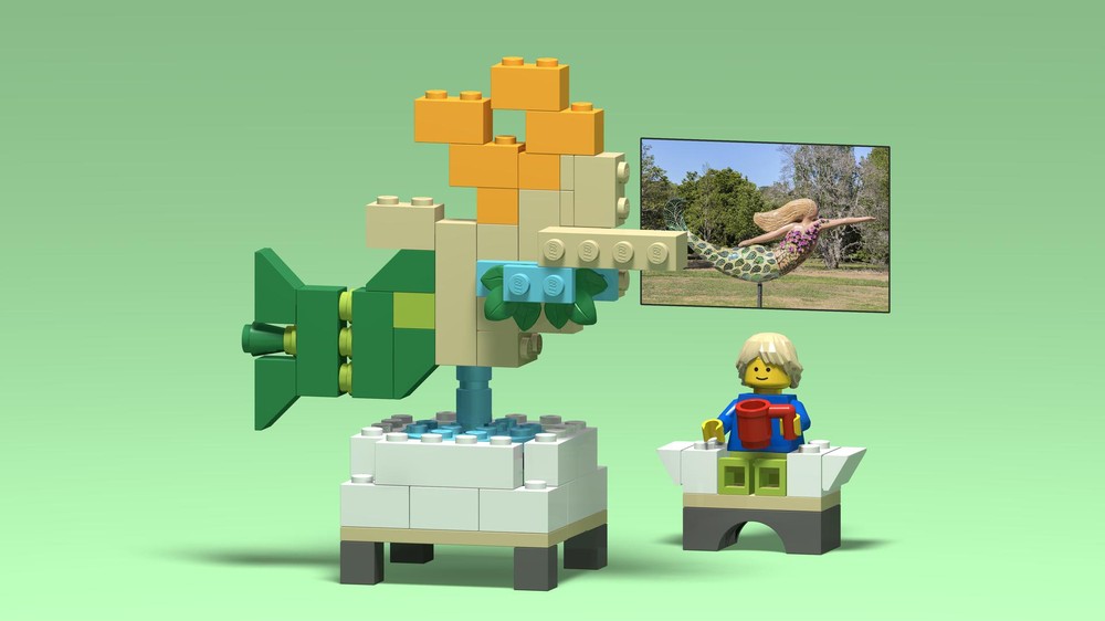 Lego BYGGLEK Mermaid Sculpture