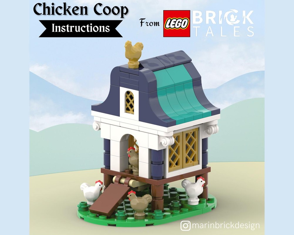 Lego Chicken Coop - Lego Moc