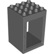 Lego Duplo Building Door Frame / Entryway 4 x 4 x 5 / Dark Bluish Gray