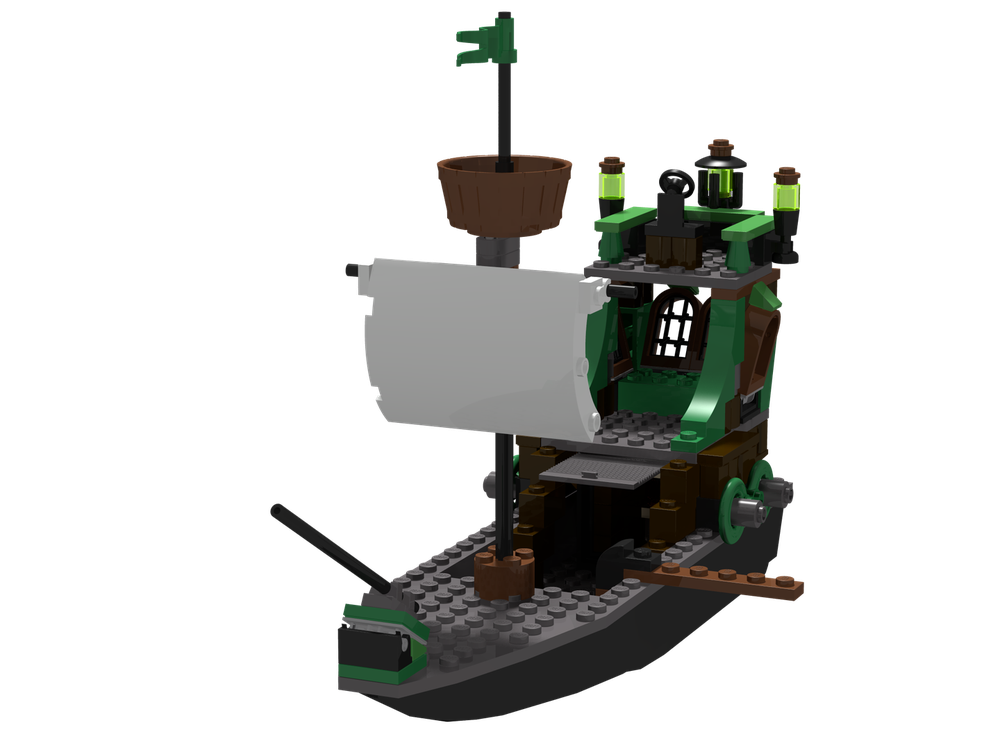 Lego Floating Flying Dutchman Ship