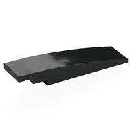 Lego Brick Curved 8 x 2 No Studs / Dark Azure