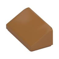 Lego Brick Sloped 30° 1 x 2 x 2/3 / Medium Nougat
