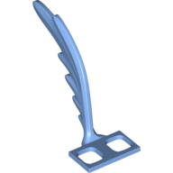 Lego Minifig Hipwear Tail, Bird Feathers (Road Runner) / Medium Blue
