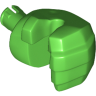Lego Hand Hulk - Left / Bright Green