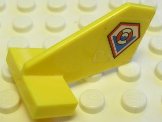 Lego Tail Shuttle, Small with Coast Guard Logo Pattern on Both Sides (Stickers) - Set 7047