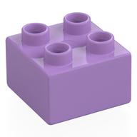 Lego Duplo Brick 2 x 2 / Medium Lavender