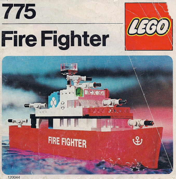 Lego Fire Fighter Ship