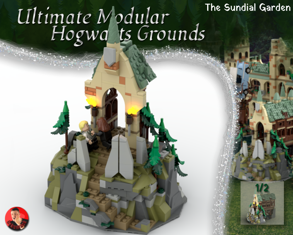 Lego HP Modular - Sundial Garden (The Stone Circle)