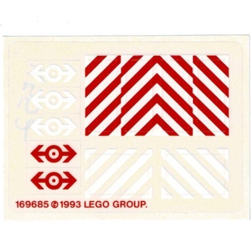 Lego Sticker Sheet for Set 4552-1
