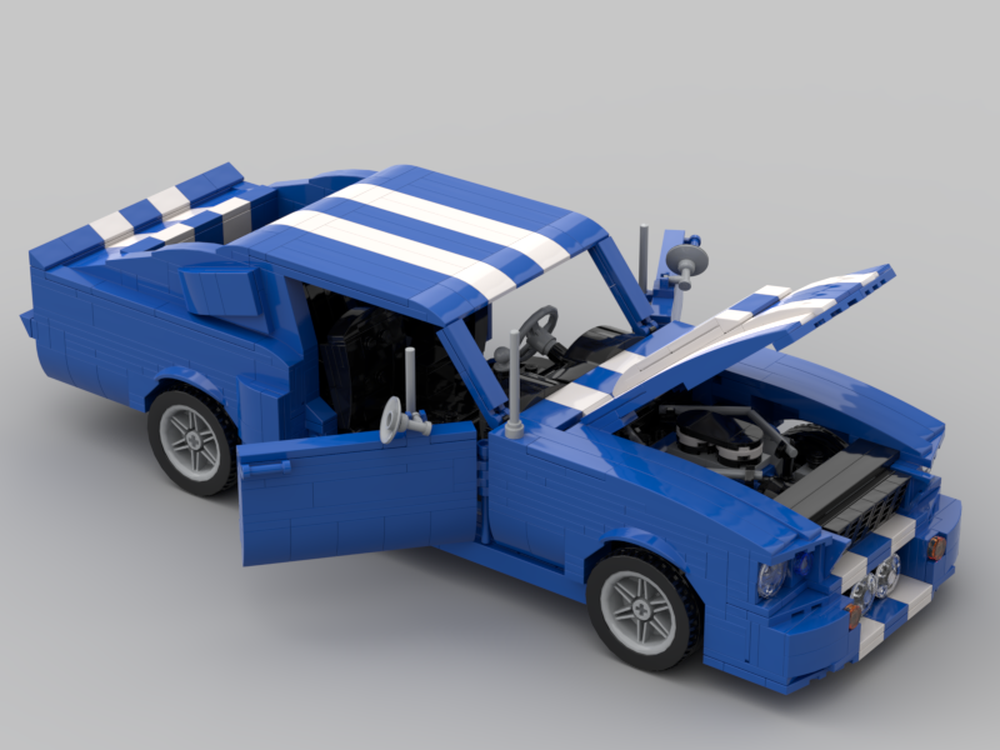Lego 67 Shelby GT500 Blue/White