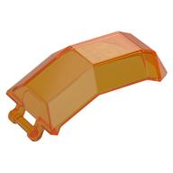 Lego Windscreen 4 x 4 x 4 2/3 with Handle / Trans-Orange