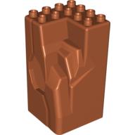 Lego Duplo Rock Cave 4 x 4 x 6 / Dark Orange