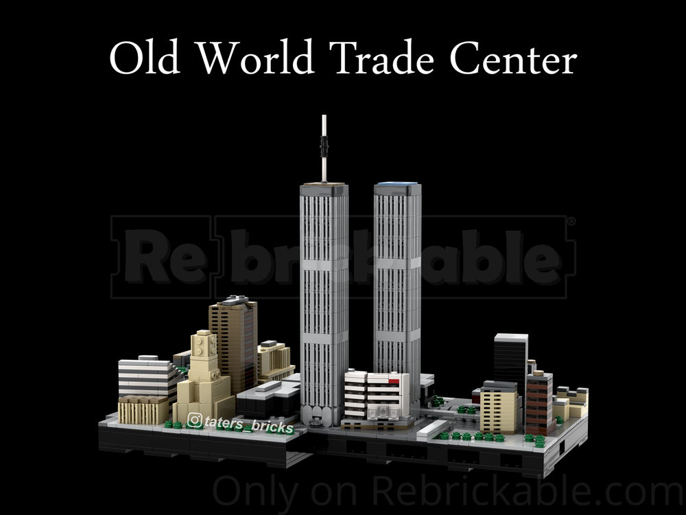 Lego Old World Trade Center section for MOC 221106