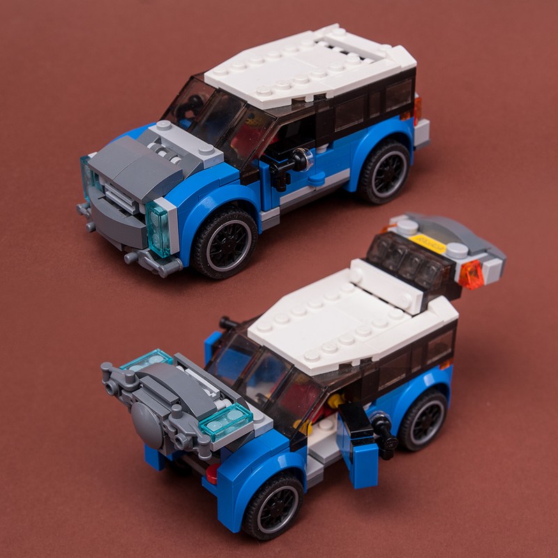 Lego City Blue SUV