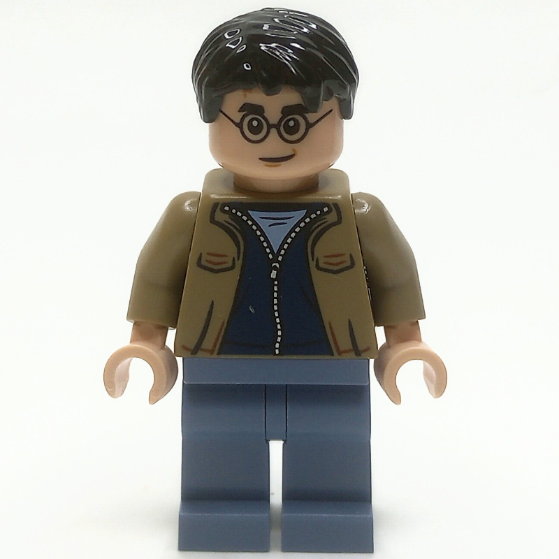 Lego Harry Potter, Dark Tan Jacket, Sand Blue Legs