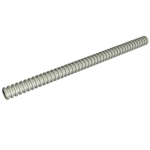 Lego Hose, Ribbed 7mm D. 14L / 11.2cm / Pearl Light Gray