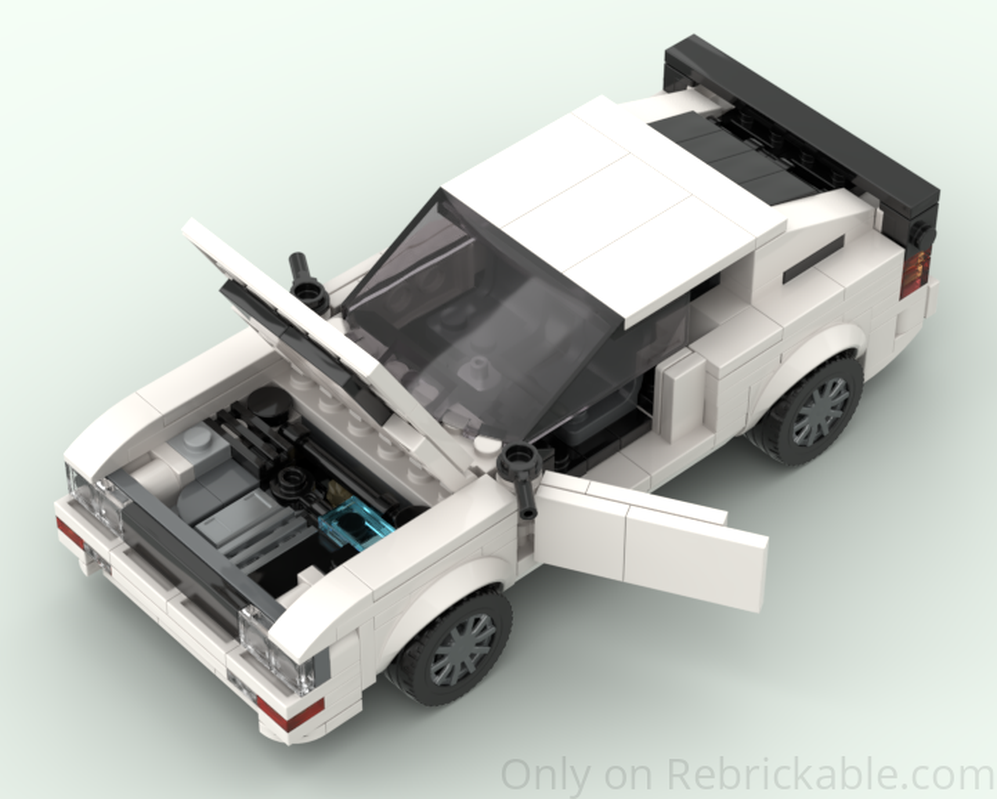Lego 1980 Audi Quattro - Functional AWD and Opening Features
