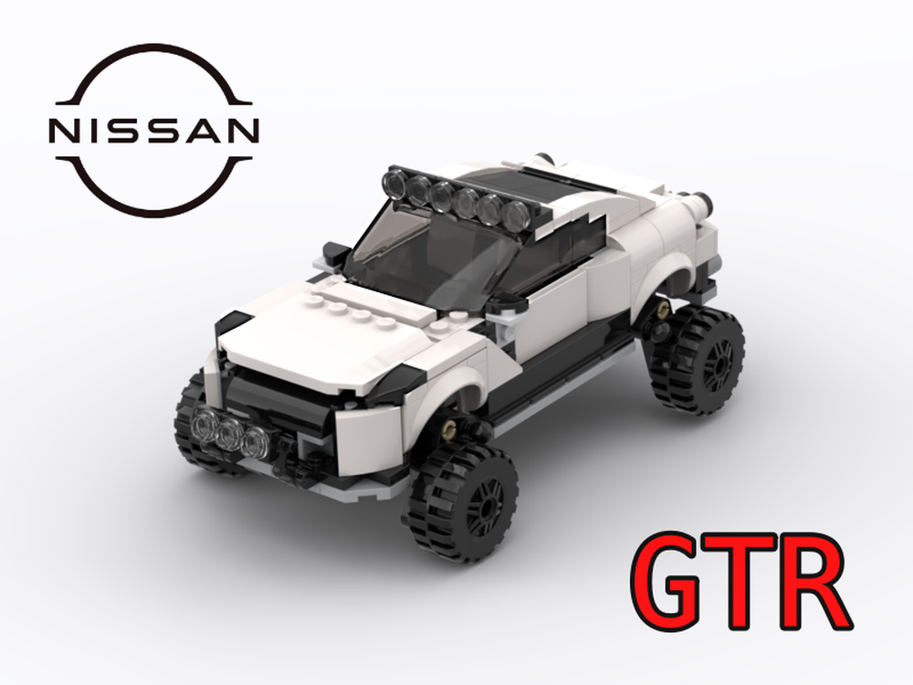 Lego nissan GTR "pit bull" offroad concept