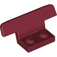 Lego Spoiler, Plate Special 1 x 2 / Dark Red