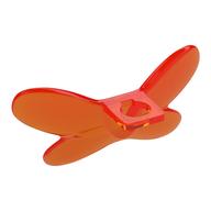 Lego Minifig Neckwear Wings Fairy / Trans-Neon Orange