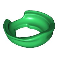 Lego Minifig Neckwear Ninja Face Scarf / Green