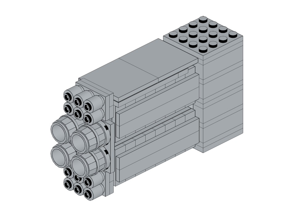 Lego Large Defence Cannon Template
