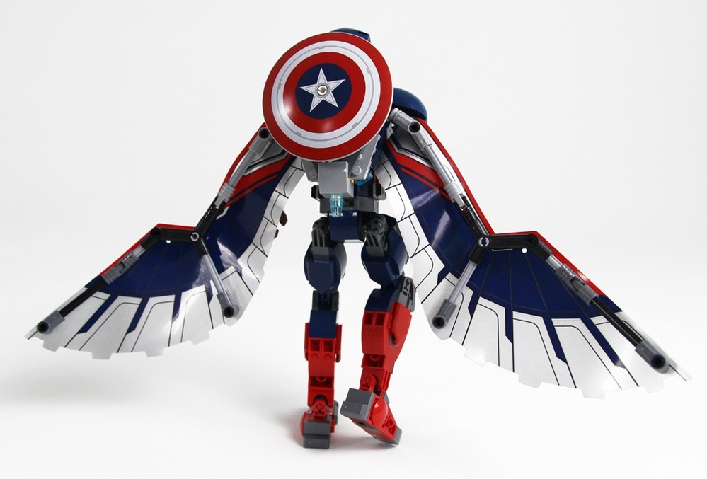 Lego Captain America Jetpack(s) and poseable wings + figure upgrades