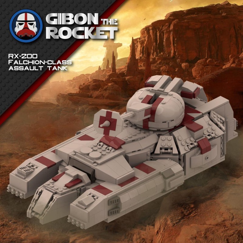 Lego RX-200 Falchion-Class Assault Tank (commision)
