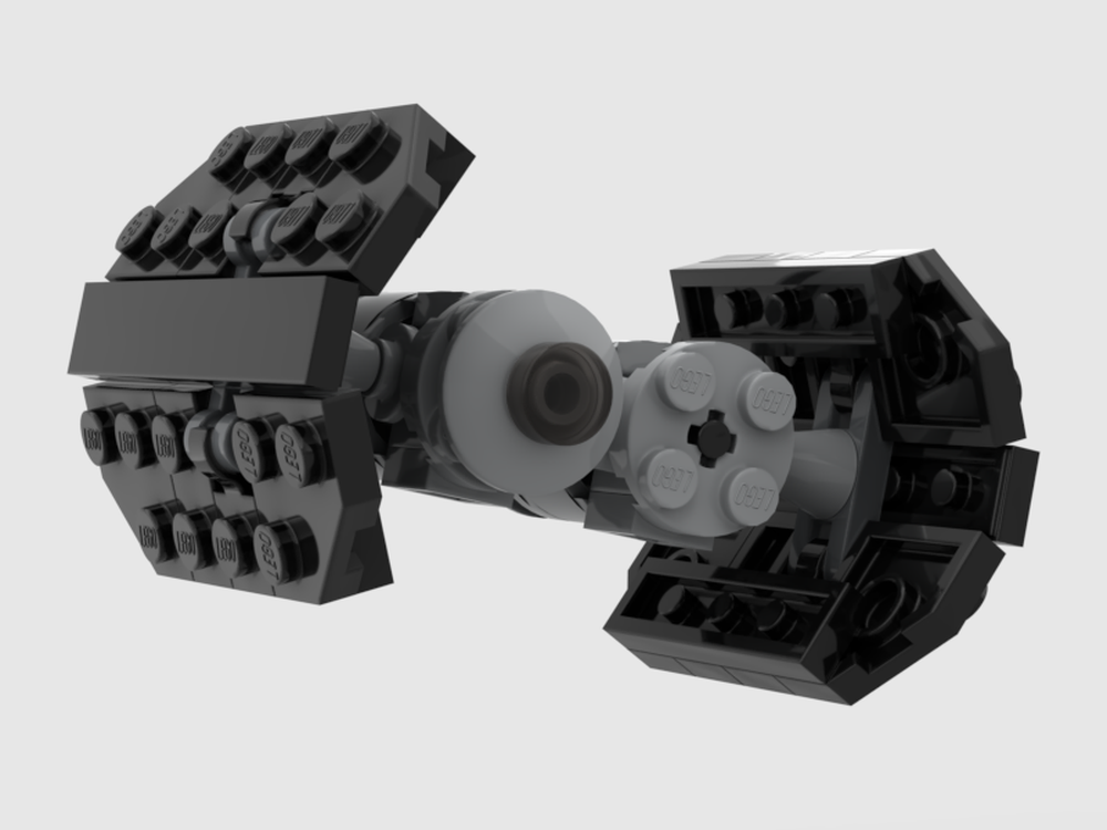 Lego micro scale TIE bomber