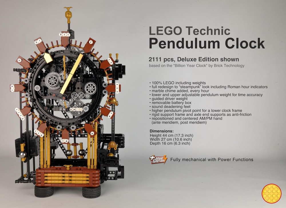 Lego Pendulum Clock