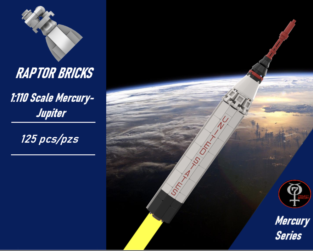 Lego 1:110 Scale Mercury-Jupiter