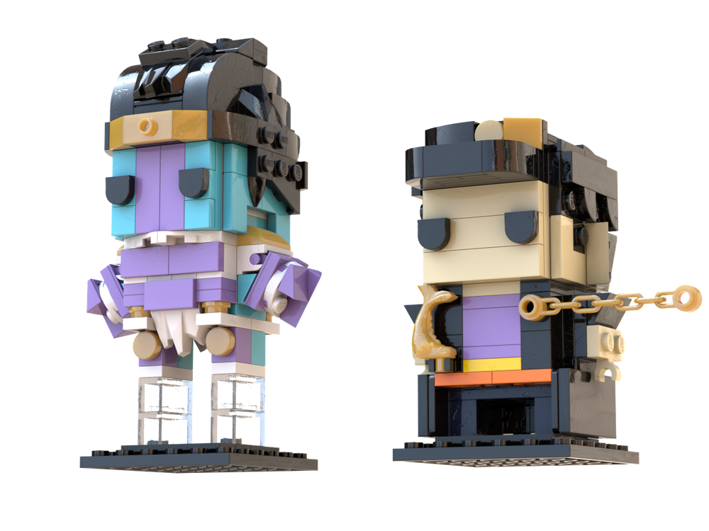 Lego Jotaro & Star Platinum Brickheadz (JoJo's Bizarre Adventure)