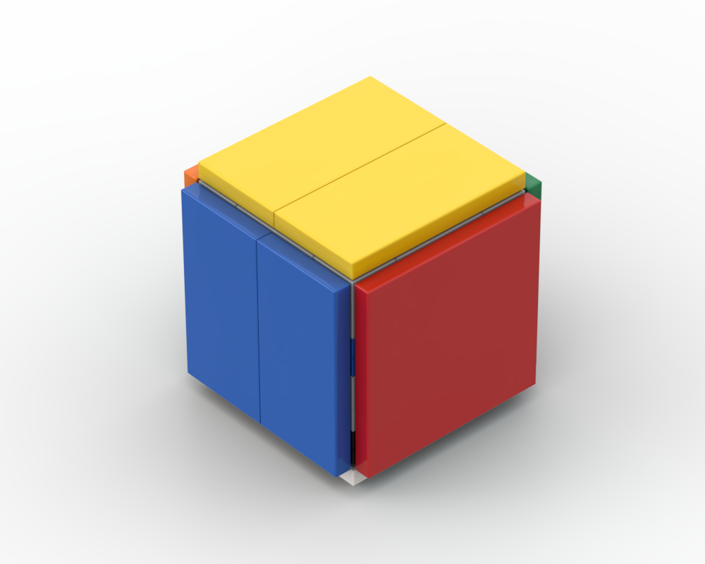 Lego 1 x 1 Rubik's Cube