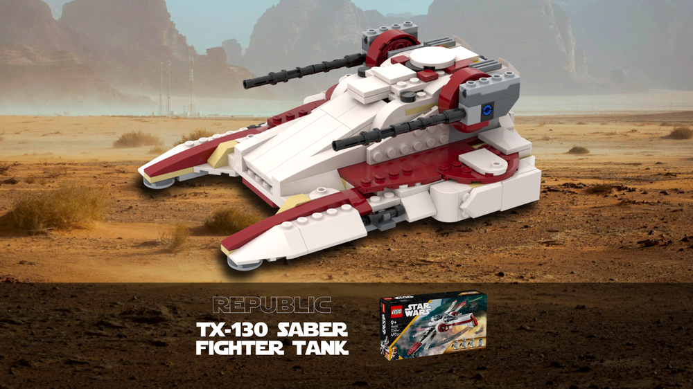 Lego Republic Tx-130 Saber-Class Fighter Tank - 75402 alternative