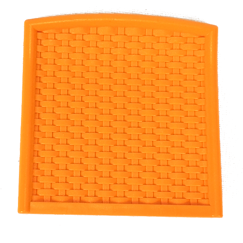 Lego Scala, Chair, Back, Wicker Design / Medium Orange