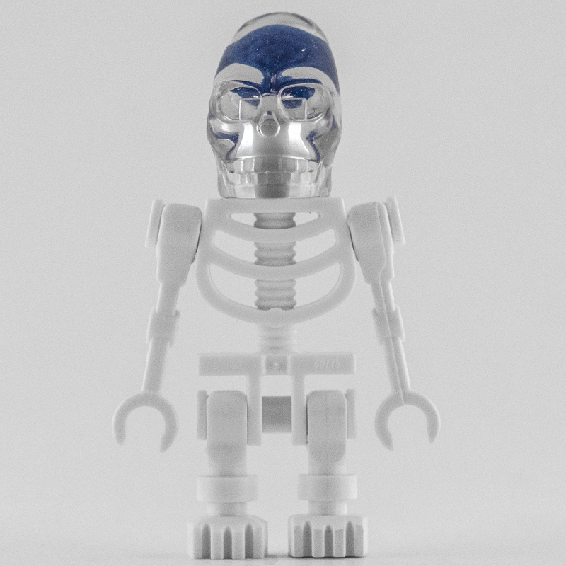 Lego Akator Skeleton with Crystal Skull