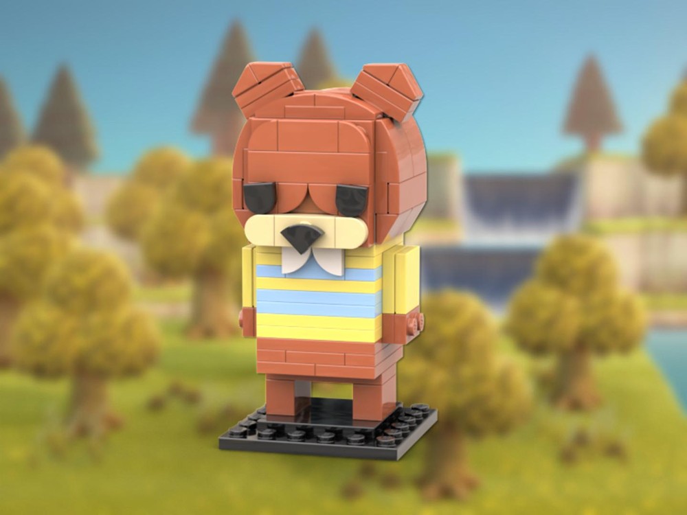 Lego Teddy Brickheadz (From Animal Crossing)
