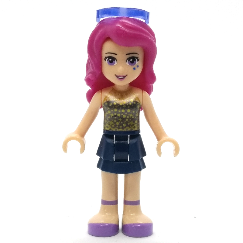 Lego Livi - Black Top, Dark BLue Skirt, Glasses
