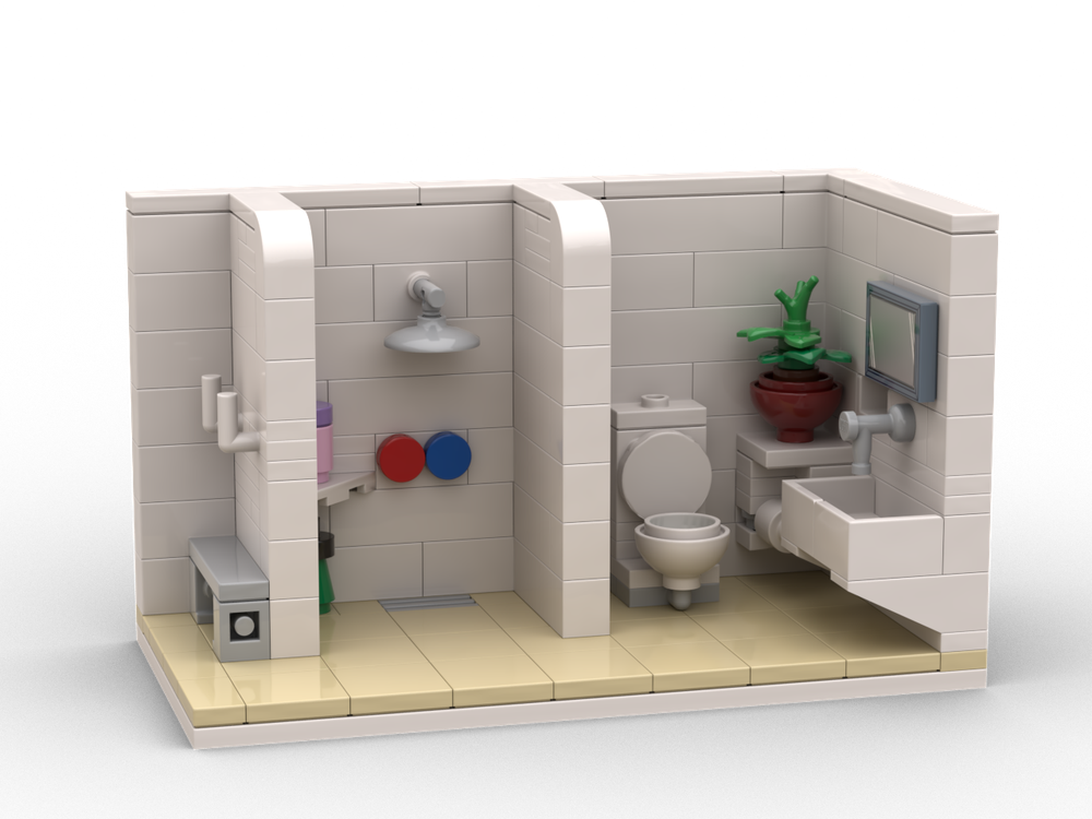 Lego Bathroom and Shower