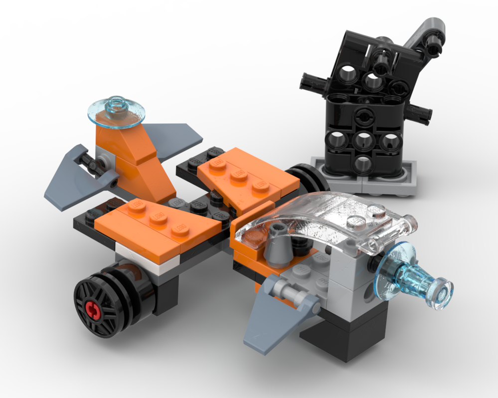 Lego Double-Winger with Robot-Cam