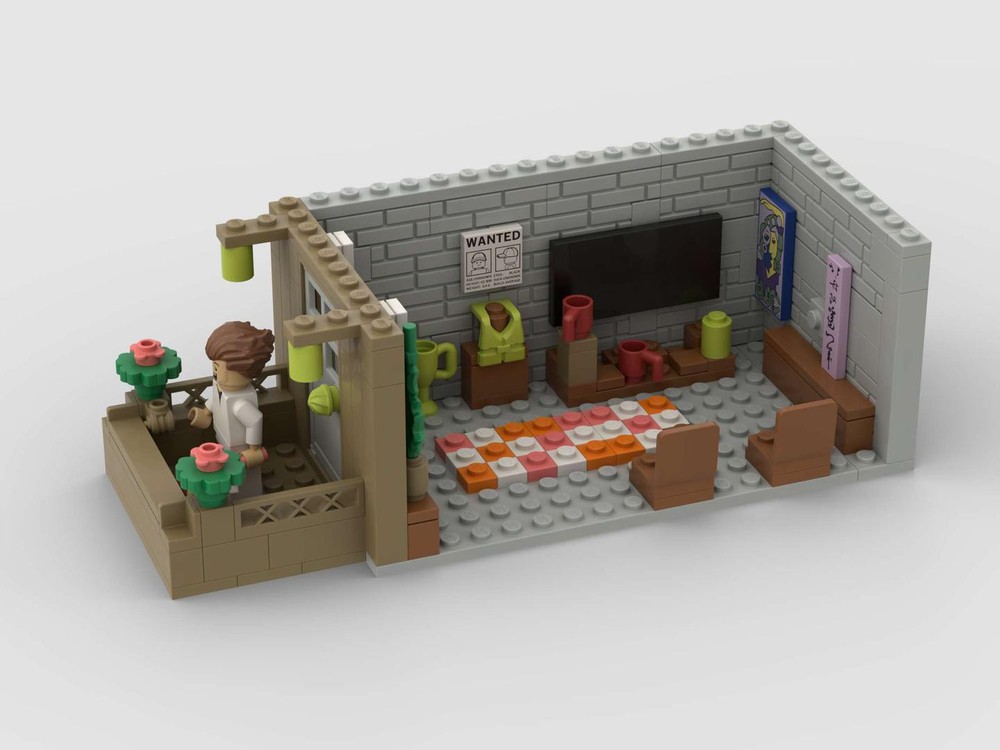 Lego Apartment with balcony