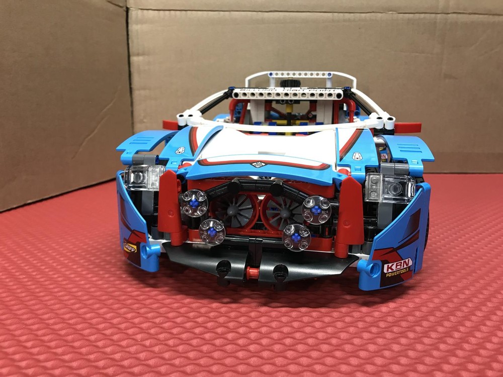 Lego Rally Car cooler fans upgrade