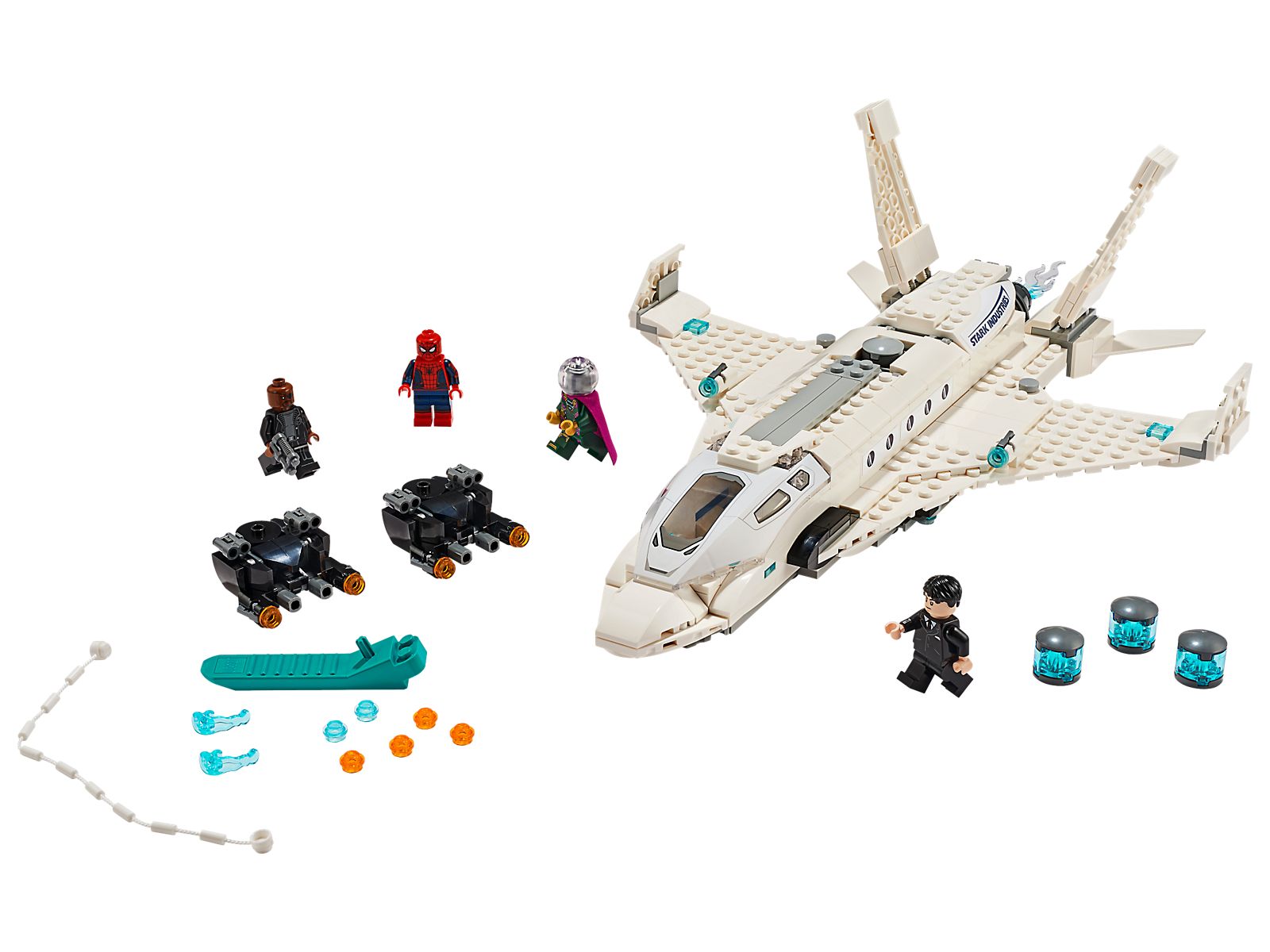 Lego Stark Jet and the Drone Attack